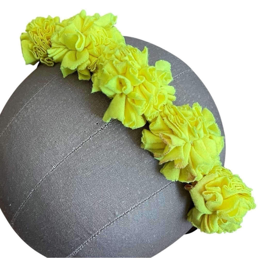 4/$25 Yellow Flower Headband - Picture 2 of 11